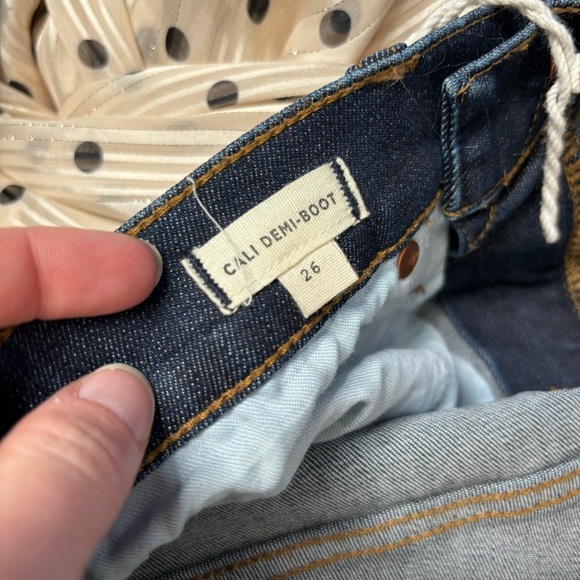 Madewell cali demi boot jeans 26 - Picture 4 of 5